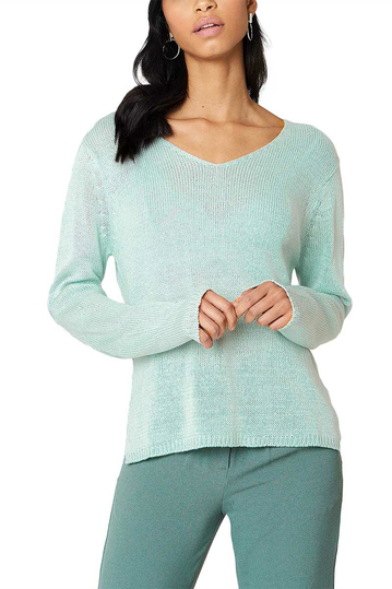 Rut & Circle Ninni V-neck knit green