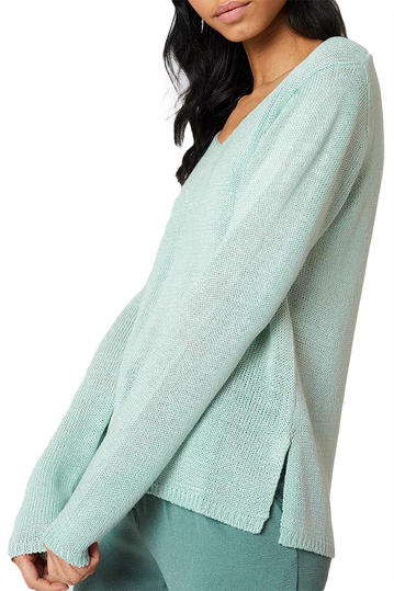 Rut & Circle Ninni V-neck knit green