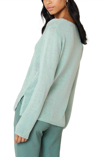 Rut & Circle Ninni V-neck knit green