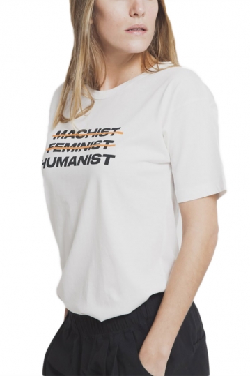 Thinking Mu women's t-shirt Humanist white