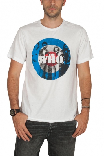Amplified The Who target t-shirt λευκό
