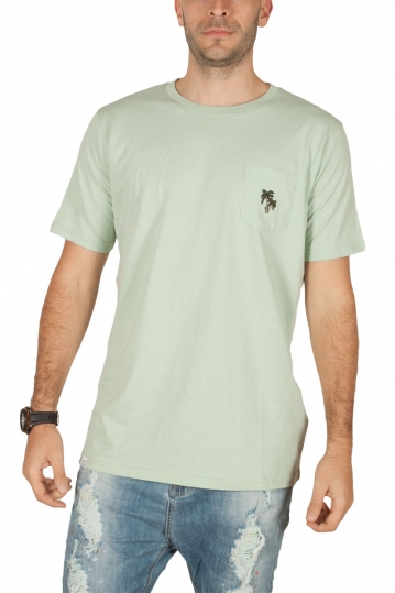 Anerkjendt Deric pocket t-shirt frosty green