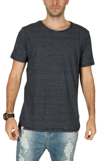 Anerkjendt Mangus striped t-shirt total eclipse