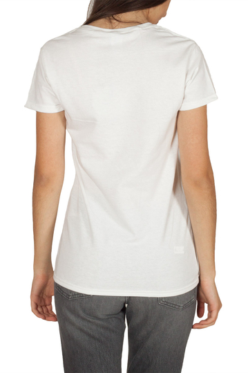 Daisy Street women's t-shirt J'adore white