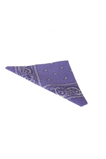 Vintage print bandana violet