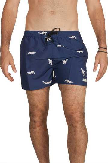 Thinking Mu Wales men's swim shorts blue