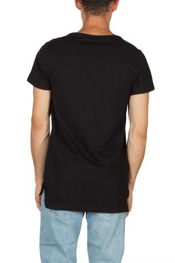 Amplified Justin Bieber logo μακρύ t-shirt μαύρο