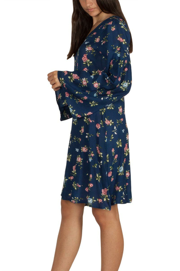Rut & Circle Zoley mini dress navy floral