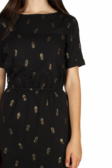 Soft Rebels Cassy κοντομάνικο φόρεμα μαύρο