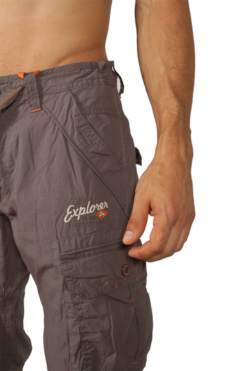 Ritchie πολύτσεπο cargo παντελόνι γκρι