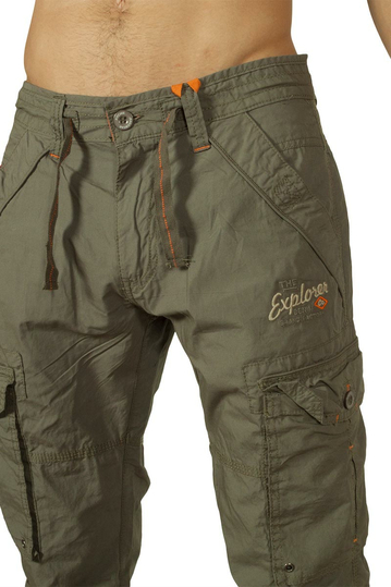 Ritchie πολύτσεπο cargo παντελόνι ανοιχτό χακί