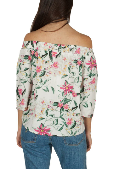 Rut & Circle Flora Singoalla top floral white