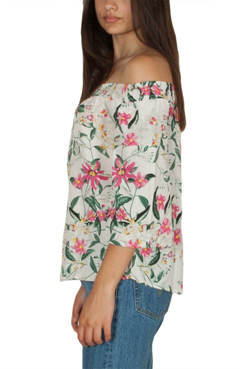 Rut & Circle Flora Singoalla top floral white