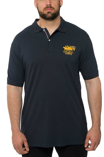 Men's polo shirt navy Insane plus