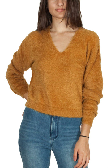 Free People Princess sweater camel gold