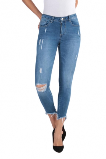 Blue Rags skinny push-up distressed jeans