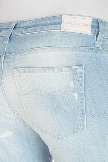 Replay Dominiqli slim fit jeans light denim blue