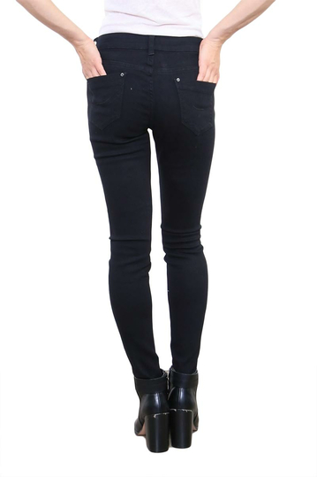 Simply Chic skinny jeans μαύρο
