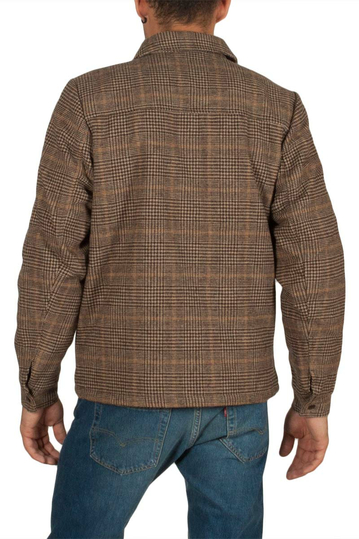 Anerkjendt Alfi επενδυμένο shirt jacket καφέ καρό