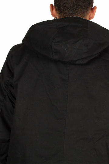 Anerkjendt Anders επενδυμένο βαμβακερό παρκά μαύρο