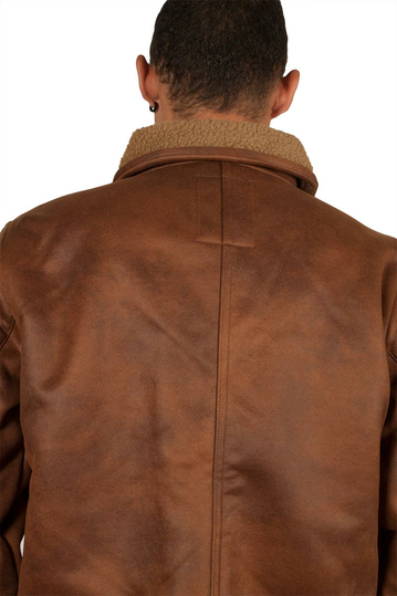 Anerkjendt Angus faux-sheepskin τζάκετ καφέ