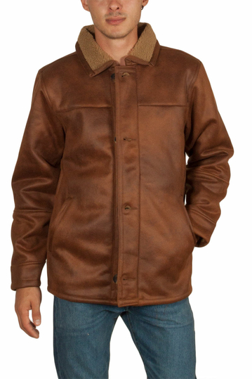 Anerkjendt Angus faux-sheepskin τζάκετ καφέ