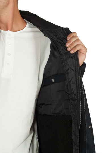 Anerkjendt Luke σκούρο μπλε παρκά με Thinsulate μόνωση