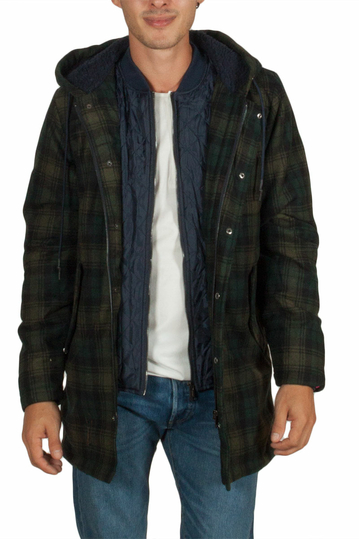 Anerkjendt Luke καρό μπλε παρκά με Thinsulate μόνωση