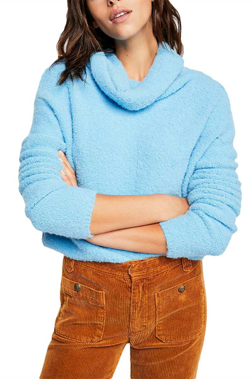 Free People Stormy pullover light blue