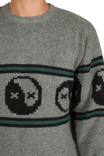 Globe Scandal ανδρικό πουλόβερ γκρι