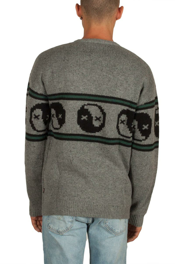 Globe Scandal ανδρικό πουλόβερ γκρι