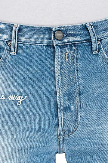 Replay Whitson cropped slim fit jeans blue