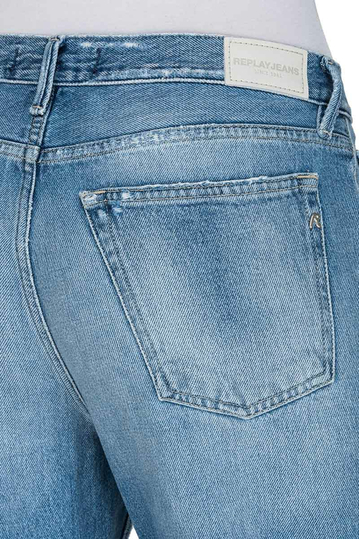 Replay Whitson cropped slim fit jeans blue