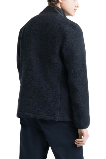 Herschel Supply Co. Sherpa full zip ανδρικό τζάκετ μαύρο
