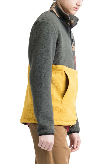 Herschel Supply Co. Sherpa full zip ανδρικό τζάκετ dark olive/arrowwood