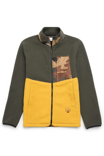 Herschel Supply Co. Sherpa full zip ανδρικό τζάκετ dark olive/arrowwood