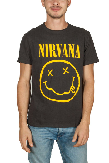 Amplified Nirvana Smiley face t-shirt
