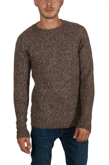 Anerkjendt Torben melange jumper brown