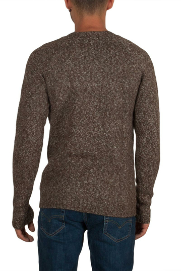 Anerkjendt Torben πουλόβερ καφέ μελανζέ