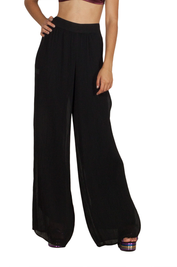 Lotus Eaters Galatea palazzo trousers black