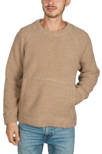 Minimum Bilal teddy sweatshirt camel