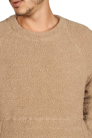 Minimum Bilal teddy φούτερ κάμελ