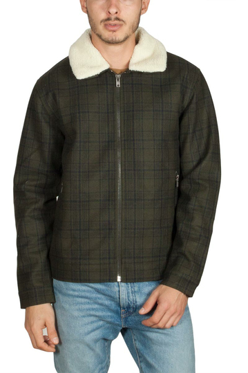 Minimum Dawkins μάλλινο μπουφάν λαδί