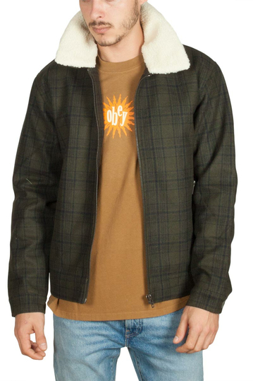 Minimum Dawkins μάλλινο μπουφάν λαδί