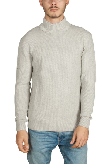 Minimum Foelle turtleneck jumper stone melange