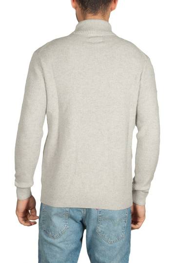 Minimum Foelle ζιβάγκο πουλόβερ γκρι μελανζέ