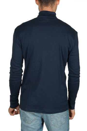 Minimum Voel μακρυμάνικη ζιβάγκο μπλούζα navy