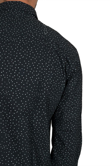 Minimum Walther μακρυμάνικο πουκάμισο navy