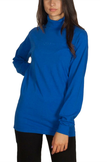 Obey Moody women's turtleneck top royal blue