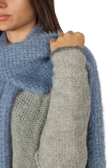 Rut and Circle Ferdone women's scarf light blue